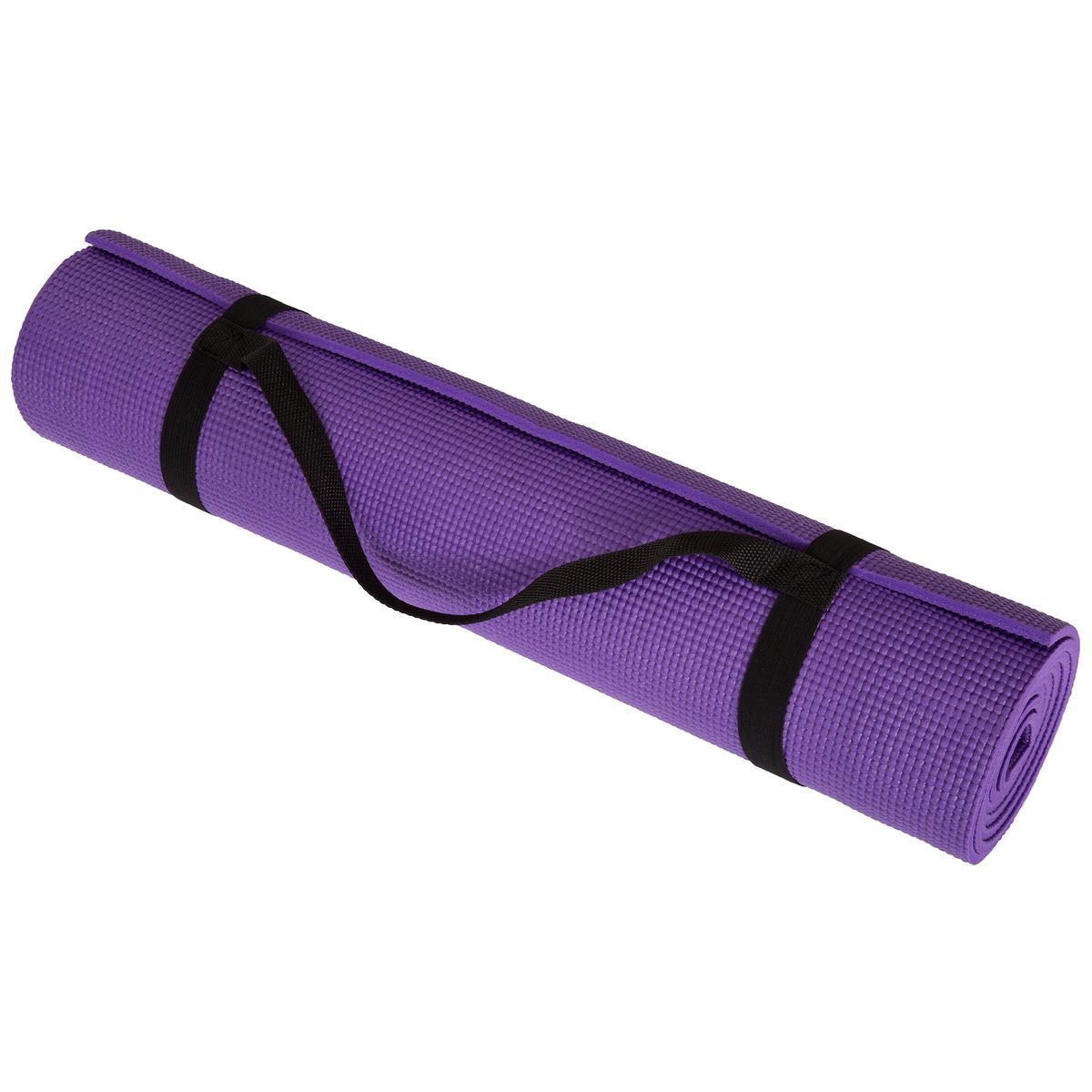 [RDY] [送料無料] Wakeman フィットネス用両面ヨガマット、1/4インチ、パープル [楽天海外通販] | Wakeman Fitness Double Sided Yoga Mat, 1/4 In. Purple