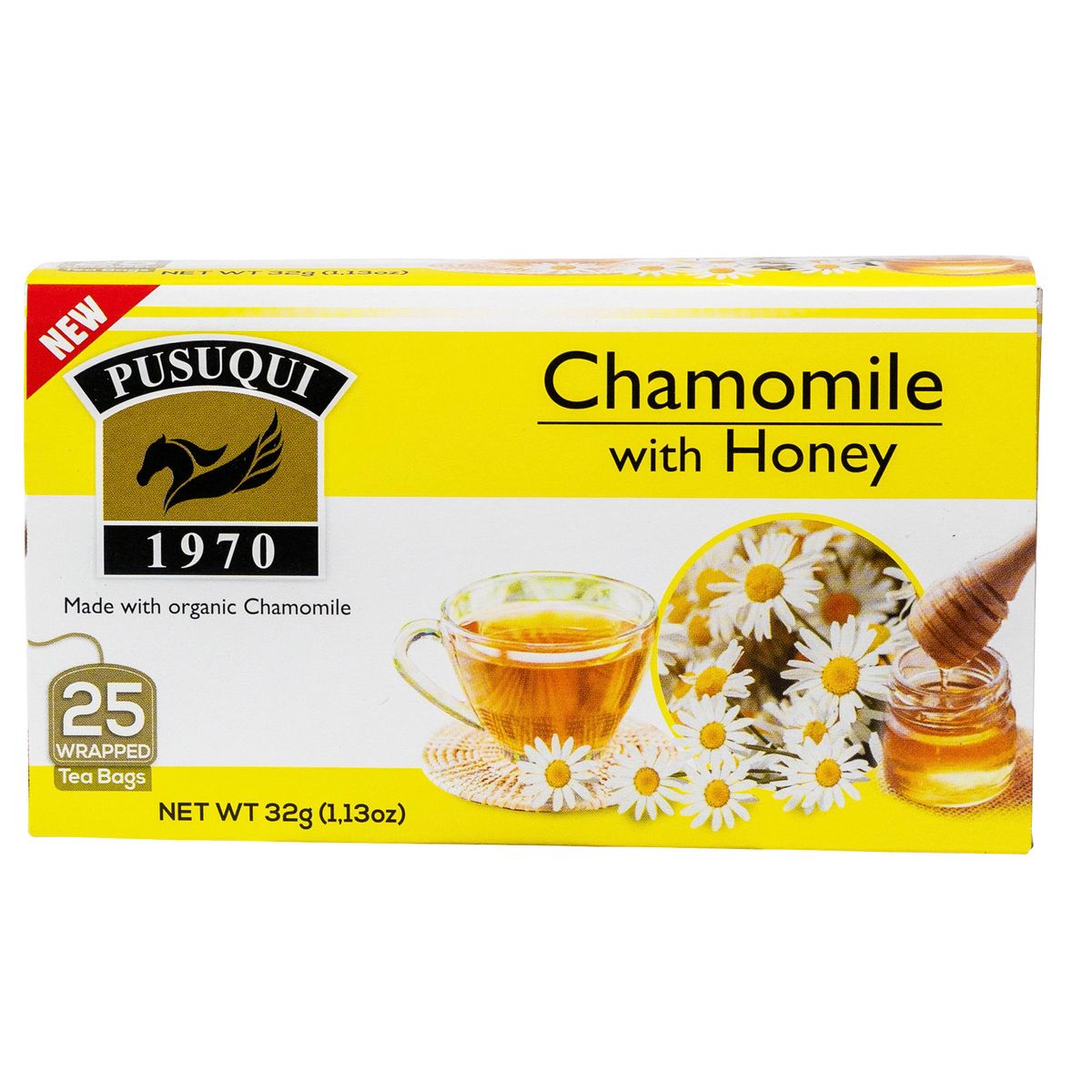 楽天Walmart 楽天市場店[RDY] [送料無料] Pusuqui カモミールティーwithハニー 25.000 Bg [楽天海外通販] | Pusuqui Tea Chamomile with Honey 25.000 Bg