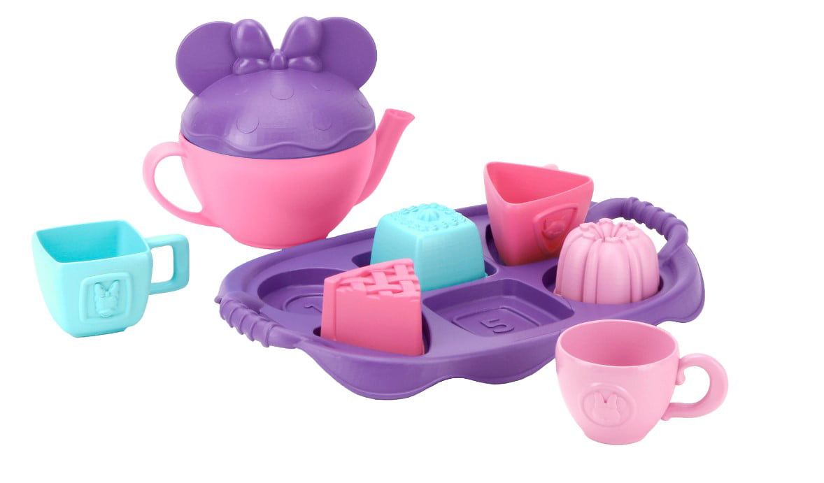 [RDY] [送料無料] Green Toys Disney Minnie Mouse &amp; Friends Tea Party Set, 9 piece set - pretend play, motor skills. [楽天海外通販] | Green Toys Disney Minnie Mouse &amp; Friends Tea Party Set, 9 piece set - pretend play, motor skills. no bpa