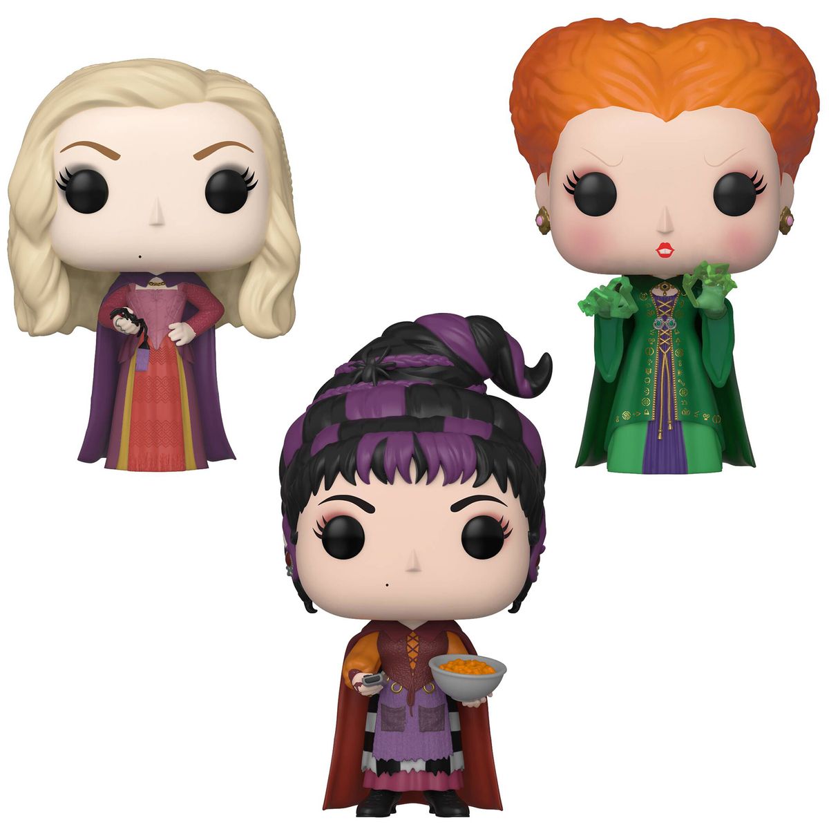  Funko POP!ディズニー ホッカス・フォーカス コレクターズセット サラ・サンダーソン（クモ）、ウィニフレッド・サンダーソン（魔法）、メアリー・サンダーソン（チーズパ