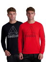 [RDY] [] Reebok Y ^ OtBbN OX[u TVci2gj [yVCOʔ] | Reebok Men's Momentum Graphic Long Sleeve Tee (2-Pack)