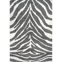 [送料無料] nuLOOM Everlynn Zebra Shag Area Rug, 6' 7