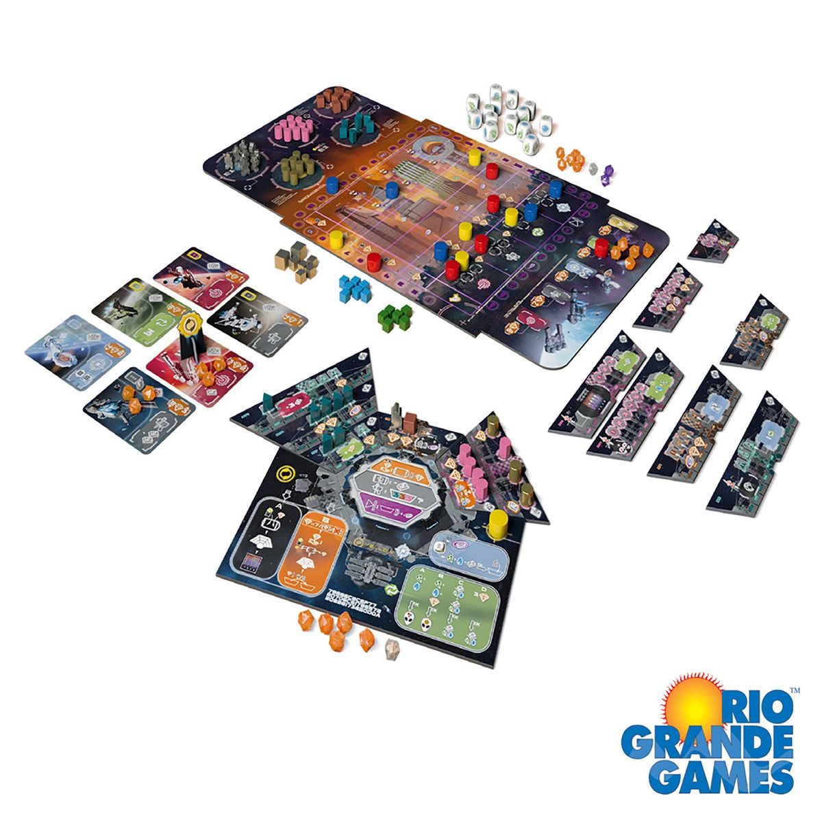 [送料無料] Space Station Phoenix - Rio Grande Games - 戦略ボードゲーム、対象年齢14歳以上、2～4人、90～120分 [楽天海外通販] | Space Station Phoenix - RIO Grande Games - Strategy Board Game, Ages 14+, 2-4 Players, 90-1