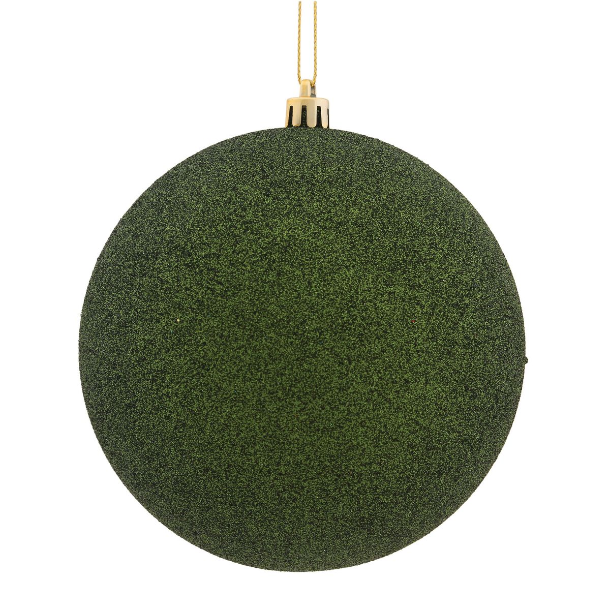 [RDY] [送料無料] Vickerman 4" Moss Green Glitter Ball Ornament, 6 per Bag [楽天海外通販] | Vickerman 4" Moss Green Glitter Ball Ornament, 6 per Bag