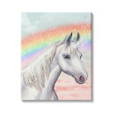 [RDY] [送料無料] Stupell Indtries White Unicorn Under Sparkle Rainbow Cloudy Sky,24 x 30,Design by Ziwei Li. [楽天海外通販] | Stupell Indtries White Unicorn Under Sparkle Rainbow Cloudy Sky,24 x 30,Design by Ziwei Li