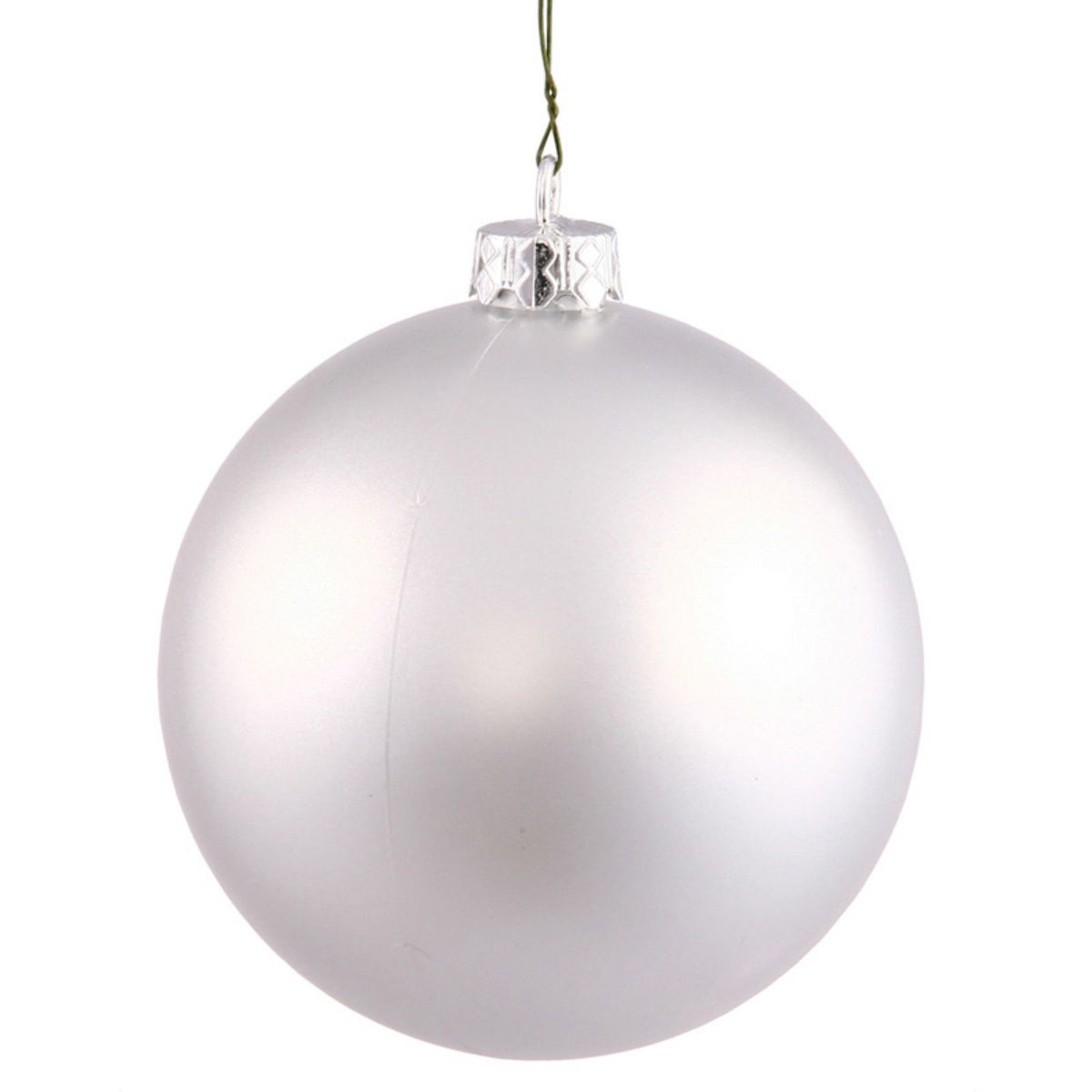 [RDY] [送料無料] Vickerman 2.75インチ クリスマスオーナメントボール、シルバーマット仕上げ、飛散防止プラスチック、紫外線耐性、ホリデークリスマスツリーの装飾、12パック [楽天海外通販]