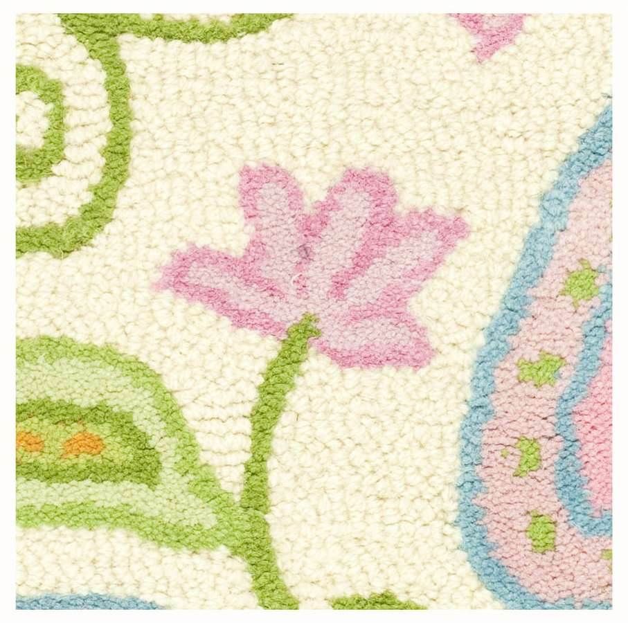 [RDY] [送料無料] Safavieh 子供用トレシア花柄エリアラグ、アイボリー/ピンク、2フィート x 3フィート [楽天海外通販] | SAFAVIEH Kids Trecia Floral Area Rug, Ivory/Pink, 2' x 3'