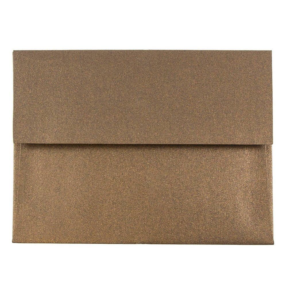 楽天Walmart 楽天市場店[RDY] [送料無料] JAM Paper & Envelope A2封筒、4 3/8 x 5 3/4、ブロンズメタリック、25/パック [楽天海外通販] | JAM Paper & Envelope A2 Envelopes, 4 3/8 x 5 3/4, Bronze Metallic, 25/Pack