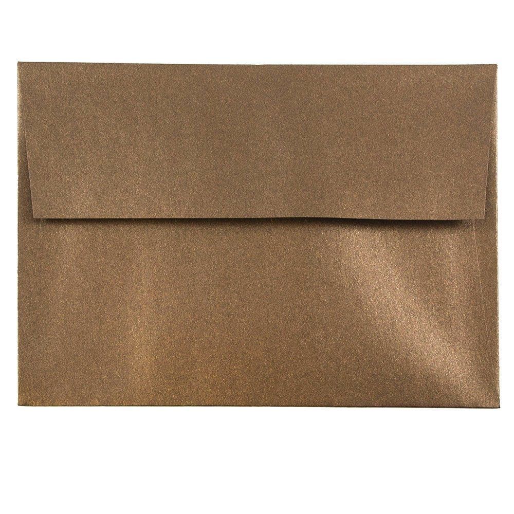 楽天Walmart 楽天市場店[RDY] [送料無料] JAM Paper & Envelope A6封筒、4 3/4 x 6 1/2、ブロンズメタリック、50枚入り [楽天海外通販] | JAM Paper & Envelope A6 Envelopes, 4 3/4 x 6 1/2, Bronze Metallic, 50/Pack