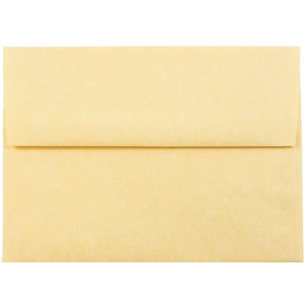 楽天Walmart 楽天市場店[RDY] [送料無料] JAM Paper & Envelope A6封筒、4 3/4 x 6 1/2, ゴールドパーチメント、25/パック [楽天海外通販] | JAM Paper & Envelope A6 Envelopes, 4 3/4 x 6 1/2, Gold Parchment, 25/Pack