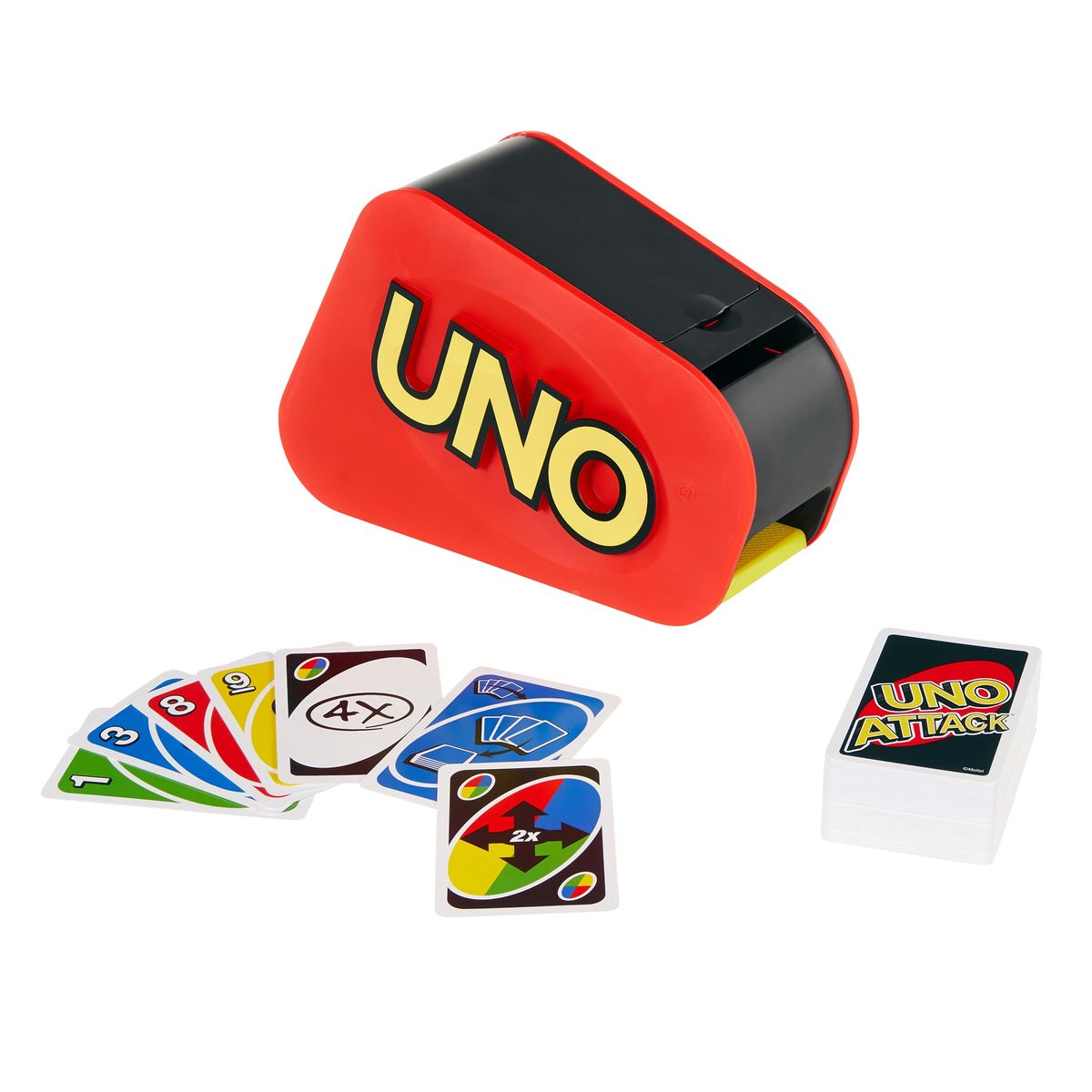 [RDY] [送料無料] UNO ライトとサウンドが特徴のカードランチャーを使った、家族の夜のためのアタックカードゲーム [楽天海外通販] | UNO Attack Card Game for Family Night with Card Launcher Featuring Lights &