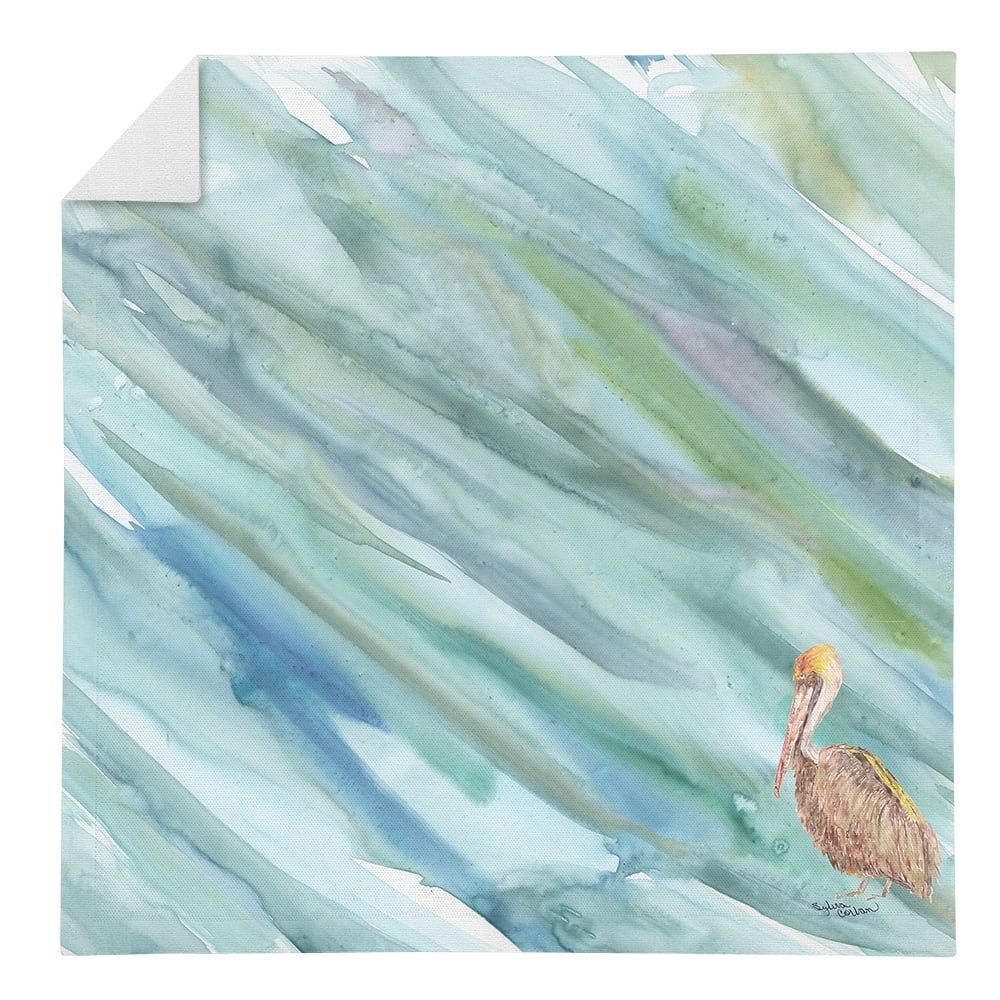 [RDY] [送料無料] 青いナプキンに茶色のペリカン [楽天海外通販] | Brown Pelican on Blue Napkin