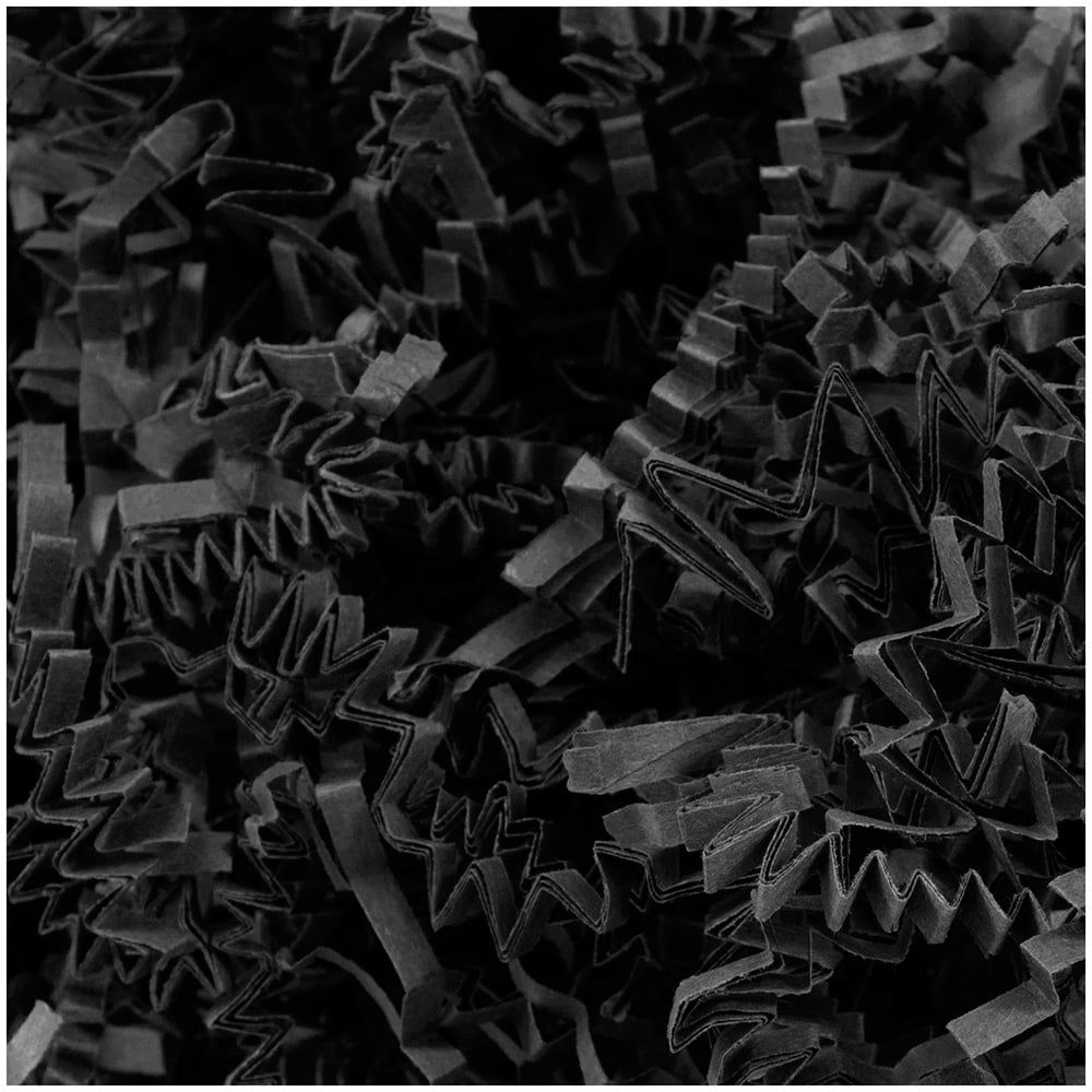 [送料無料] JAMペーパー クリンクルカットシュレッドティッシュペーパー、2オンス、1/パック、ブラック [楽天海外通販] | JAM Paper Crinkle Cut Shred Tissue Paper, 2 oz, 1/Pack, Black
