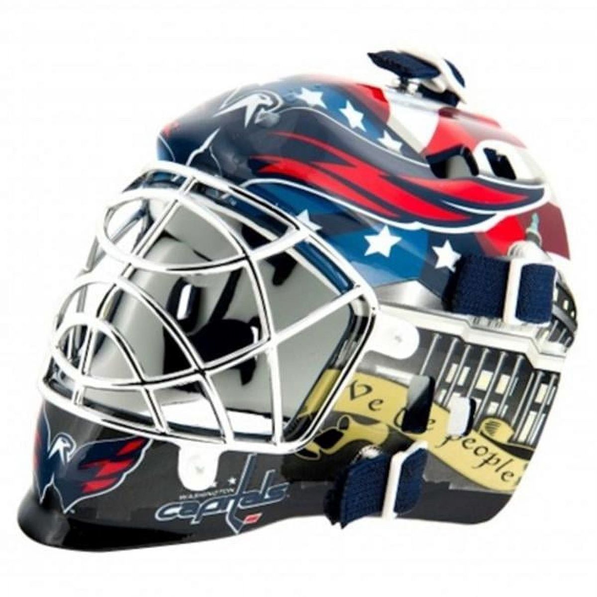[RDY] [送料無料] ワシントン・キャピタルズ フランクリン・ミニ・ゴールマスク [楽天海外通販] | Washington Capitals Franklin Mini Goalie Mask