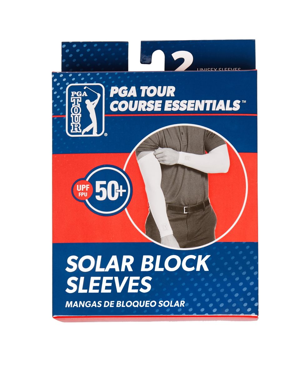 [送料無料] PGA Tour ゴルフ・ストレッチ・ソーラー・ブロック・スリーブ(ホワイト) L/XL [楽天海外通販] | PGA Tour Golf Stretch Solar Block Sleeves in White, L/XL