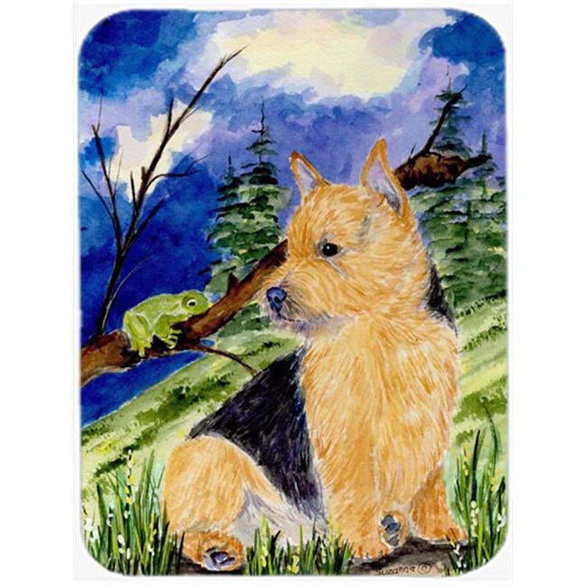 [RDY] [送料無料] カロラインス・トレジャーズ SS8984LCB ノーリッチ・テリア ガラス製まな板（大）、12H x 16W、マルチカラー [楽天海外通販] | Carolines Treasures SS8984LCB Norwich Terrier Glass Cutting Board La