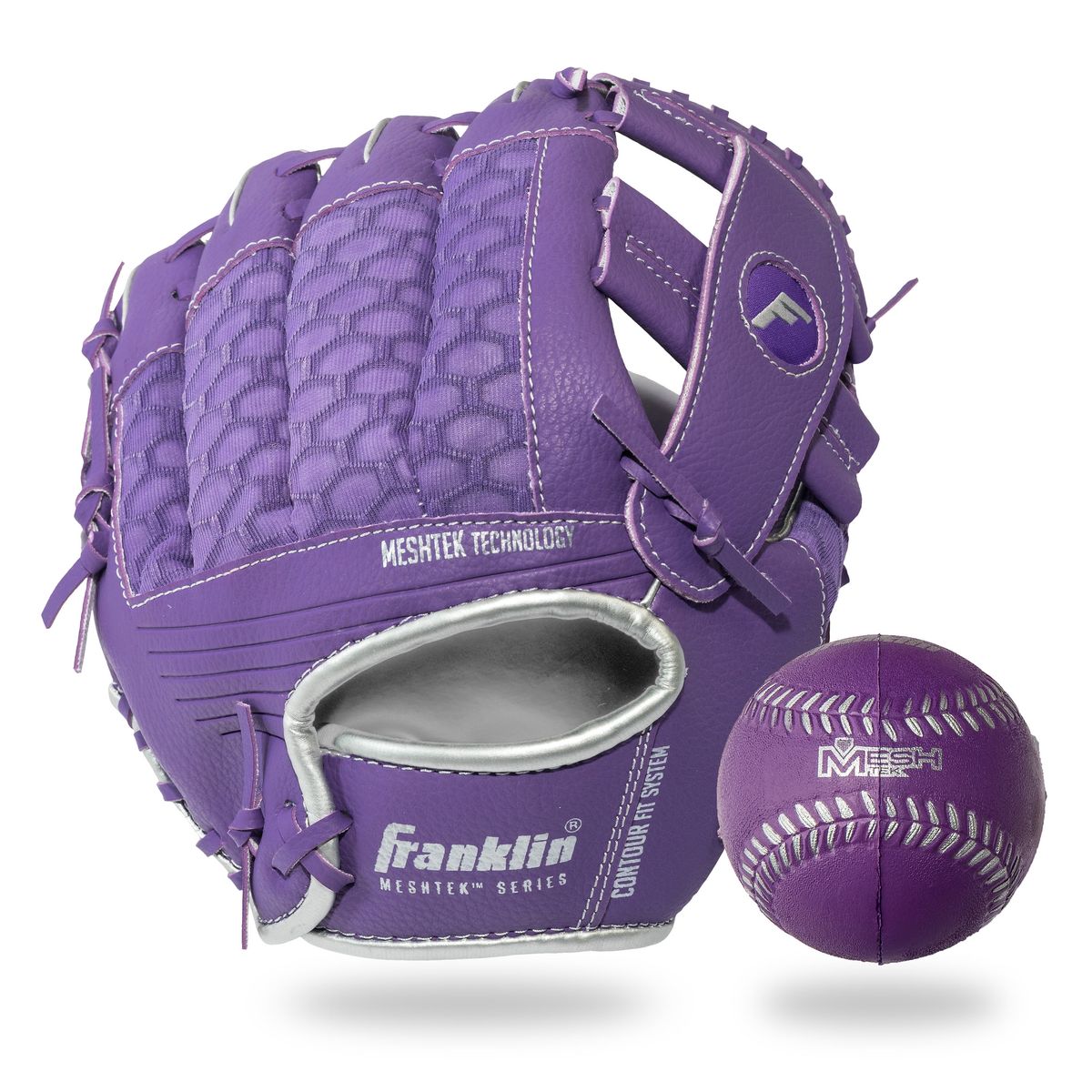 [RDY] [送料無料] Franklin Sports Meshtek ボール付きティーボールフィールディンググローブ - 右投げ..