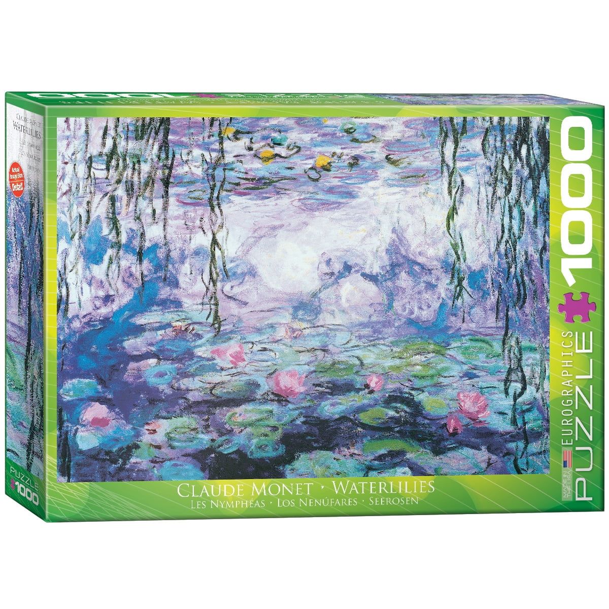 [RDY] [送料無料] Eurographics クロード・モネ - 睡蓮：1000ピース [楽天海外通販] | Eurographics Inc Claude Monet - Water Lilies: 1000 Pcs