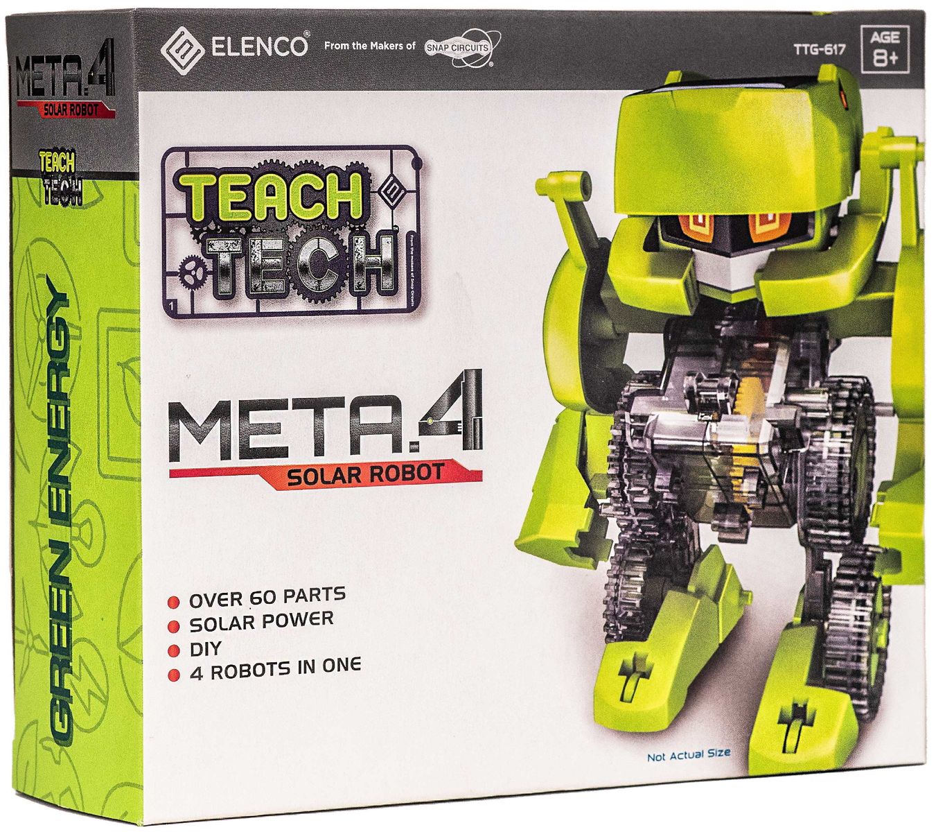 [RDY] [送料無料] TEACH TECH Meta.4 ソーラーロボット｜4-in-1 ロボットキット｜STEM 知育玩具 8歳以上対象 [楽天海外通販] | Teach Tech™ Meta.4 Solar Robot | 4-in-1 Robot Kit | STEM Educational Toy for Kids 8+