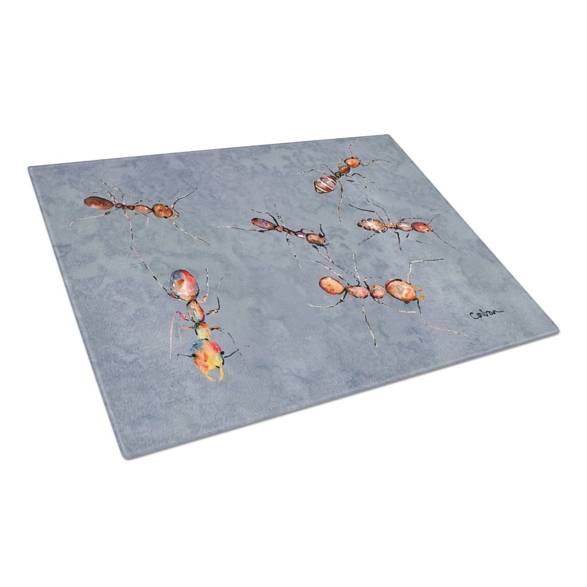 楽天Walmart 楽天市場店[送料無料] Caroline's Treasures 蟻のガラスまな板 大 [楽天海外通販] | Caroline's Treasures Ants Glass Cutting Board Large