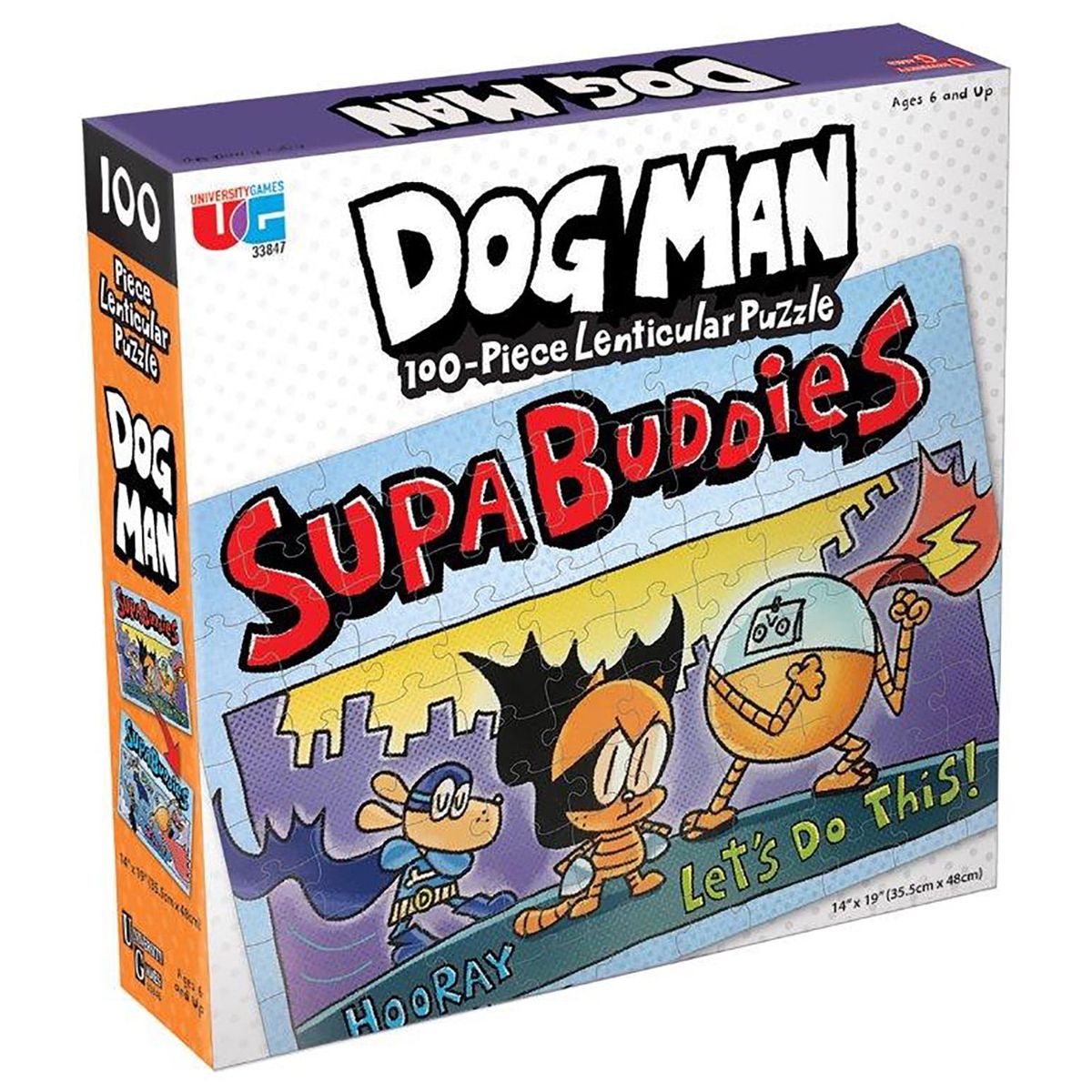 [RDY] [送料無料] University Games ドッグマン・スーパ・バディーズ・パズル [楽天海外通販] | University Games Dog Man Supa Buddies Puzzle