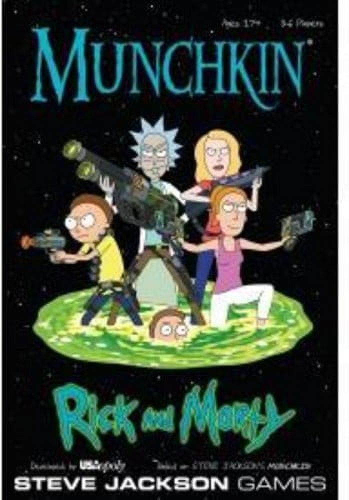   マンチキンRick and Morty™ by USAopoly , 3 - 6 プレイヤー 対象年齢 17歳以上  | Munchkin&reg;: Rick and Morty™ by USAopoly, 3 - 6 Players Ages 17 and up