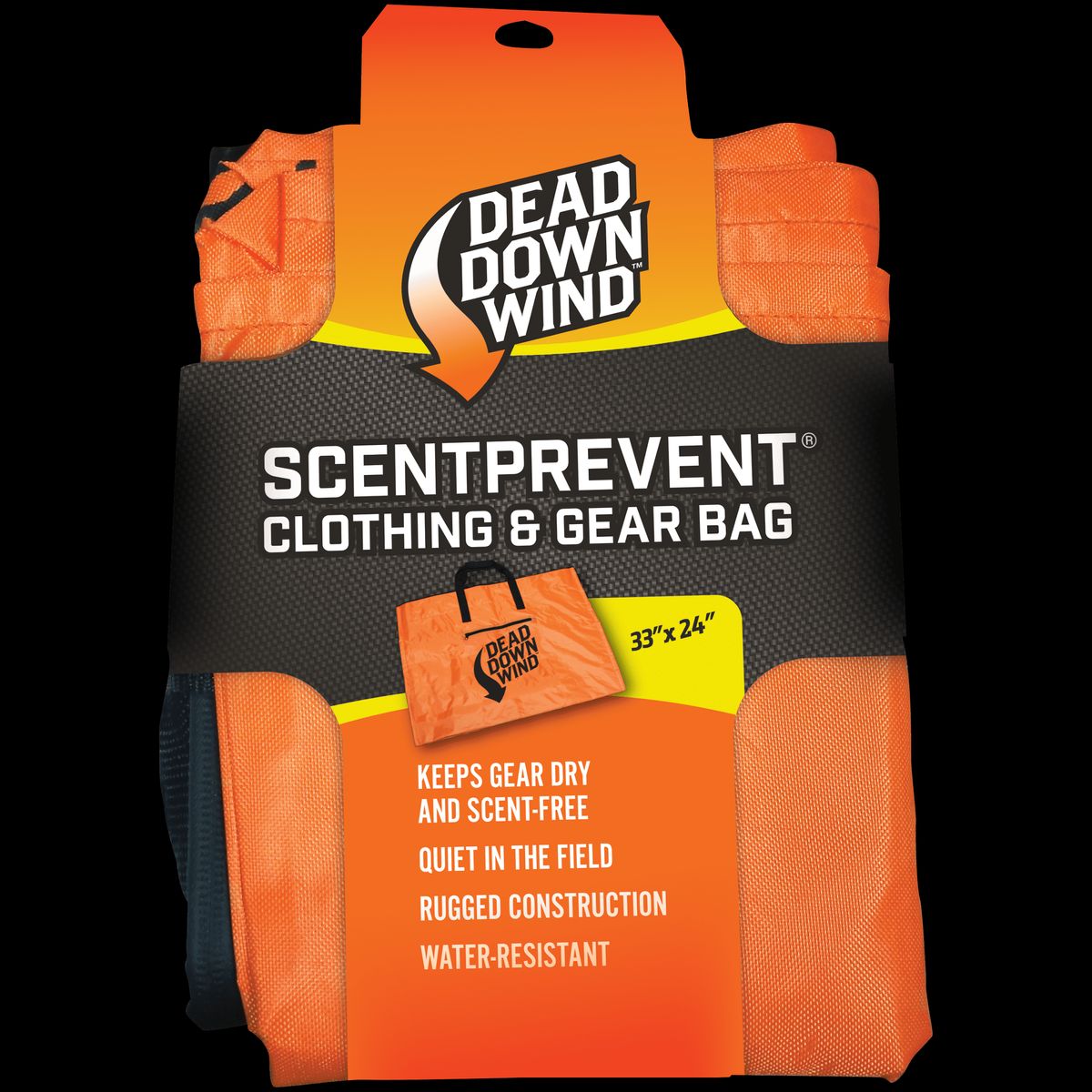[̵] Dead Down Wind ǽɽХå  [ŷ] | Dead Down Wind All Purpose ScentPrevent Clothing & Gear Bag for Hunting - Orange
