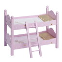   Olivia's Little World 18インチドール 木製コンバーチブル2段ベッド ピンク  | Olivia's Little World 18" Doll Wooden Convertible Bunk Bed, Pink