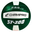  チャンプロST-200 屋内外レクリエーションバレーボール、グリーン  | CHAMPRO ST-200 Indoor Outdoor Recreational Volleyball, Green