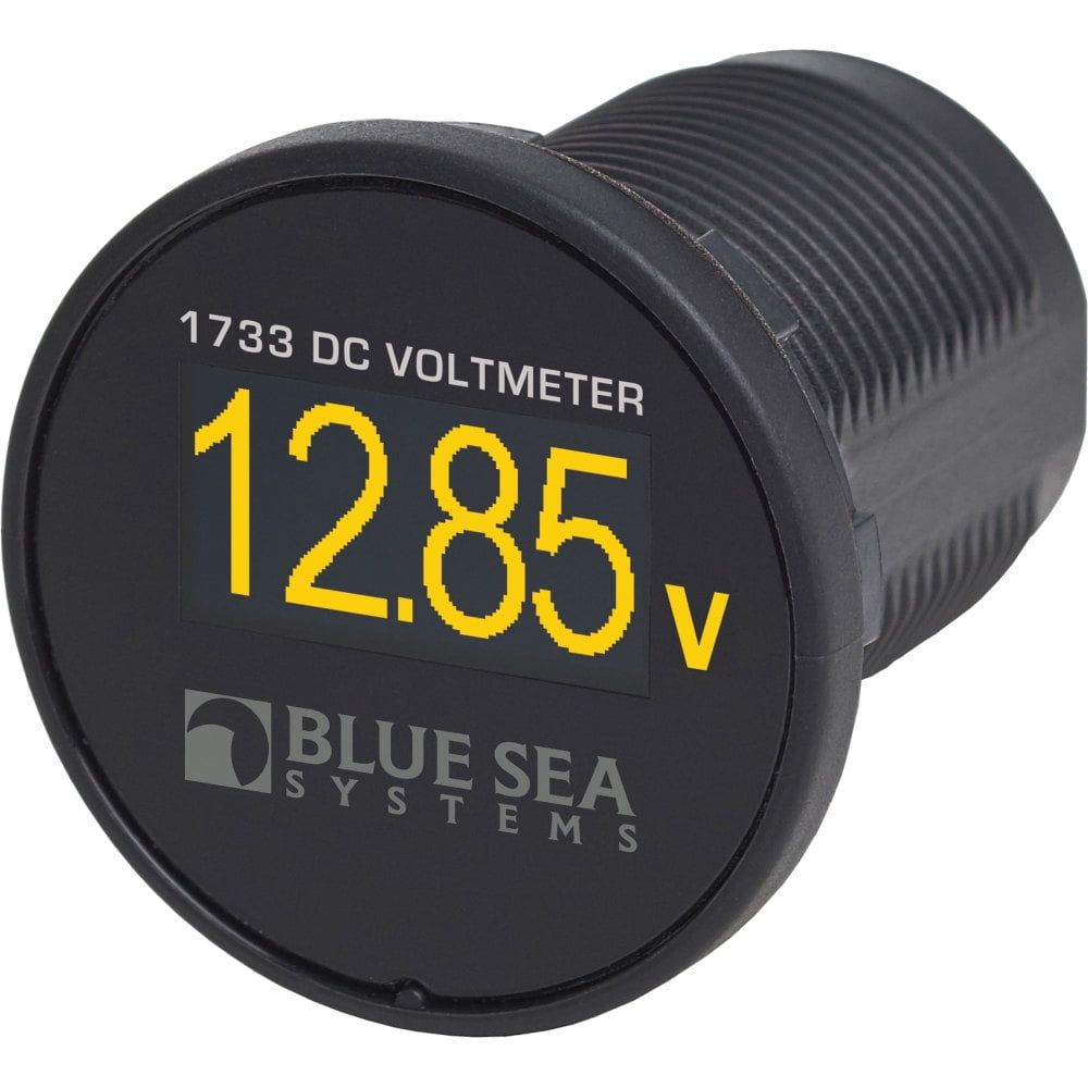 [RDY] [送料無料] Blue Sea Systems 1733-BSS ミニデジタルDA電圧計 [楽天海外通販] | Blue Sea Systems 1733-BSS Mini Digital DA Voltmeter