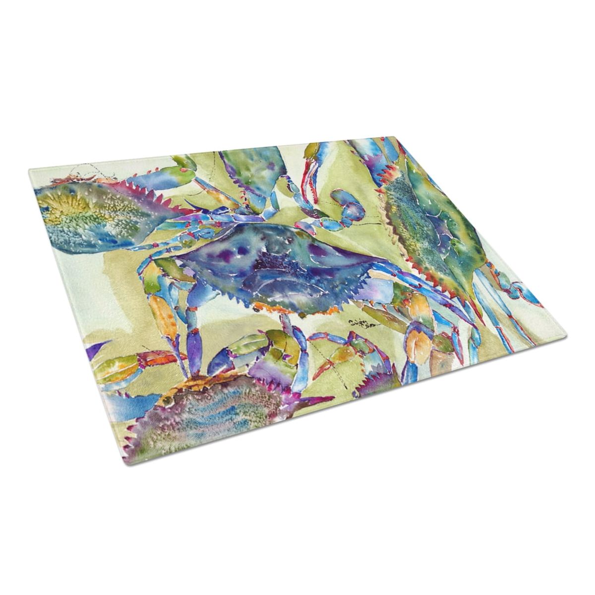 [RDY] [送料無料] カニ全面ガラスまな板 大 [楽天海外通販] | Crab All Over Glass Cutting Board Large