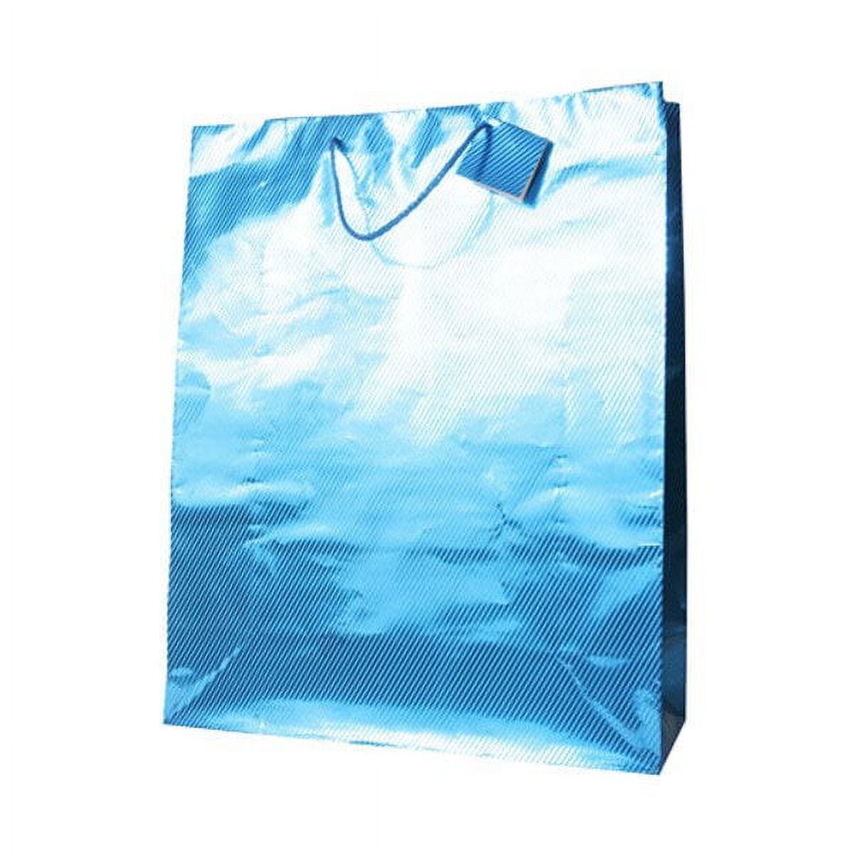 [RDY] [送料無料] JAM Paper ギフトバッグ、17 x 21 x 6.25、1/パック、ブルーフォイル斜めピンストライプ、XXXラージ [楽天海外通販] | JAM Paper Gift Bags, 17 x 21 x 6.25, 1/Pack, Blue Foil Diagonal Pinstripe, XXX Large