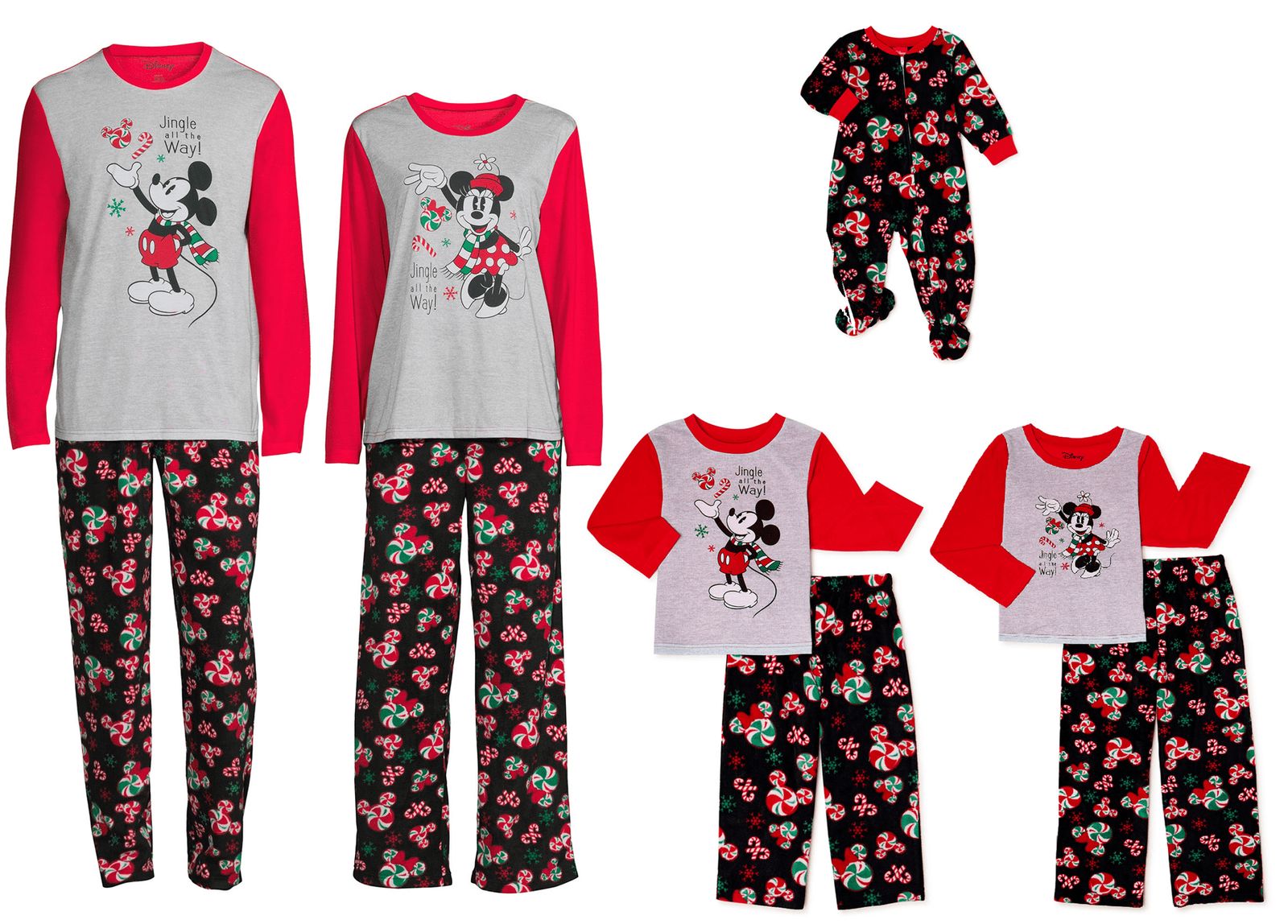 RDY 送料無料 Disney Mickey Mouse Minnie Mouse Holiday Matching Family クリスマスパジャマ 楽天海外通販 Disney Mickey Mouse Minnie Mouse Holiday Matching Family Christmas Pajamas