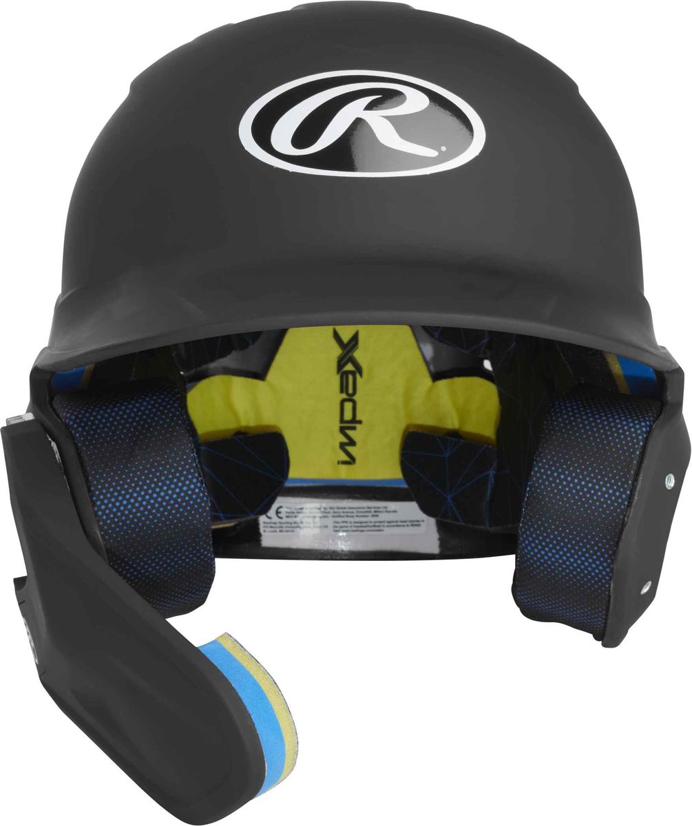 [送料無料] Rawlings MACH ワントーン マット ヘルメット アジャスタブル フェイスガード付 ジュニア｜マットブラック｜ジュニア [楽天海外通販] | Rawlings MACH One-Tone Matte Helmet w/Adjustable Fa