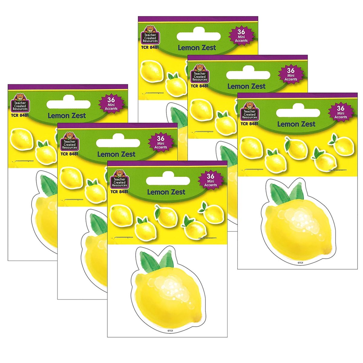[RDY] [送料無料] Teacher Created Resources レモン・ゼスト ミニ・アクセント、1パック36個入り、6パック入り [楽天海外通販] | Teacher Created Resources Lemon Zest Mini Accents, 36 Per Pack, 6 Packs