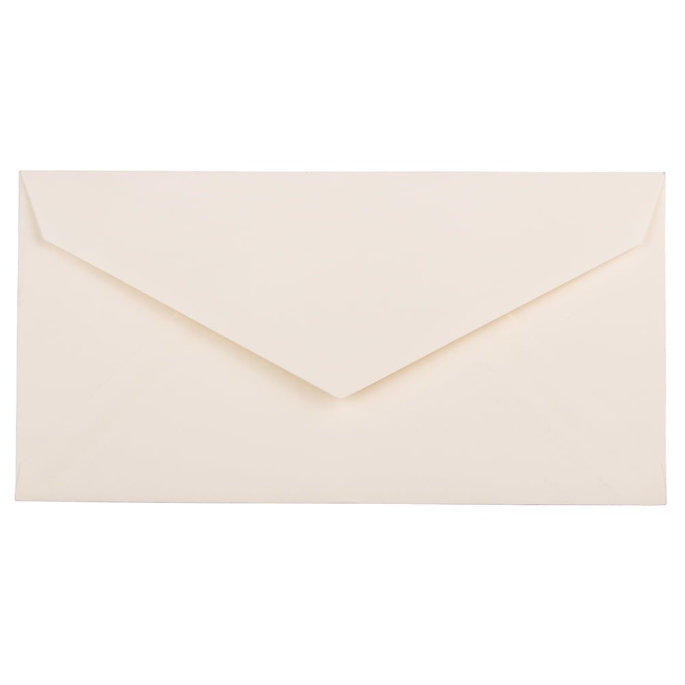   JAM モナーク ストラスモア招待状封筒、3 7/8 x 7 1/2、ナチュラルホワイト織物、バルク500/箱  | JAM Monarch Strathmore Invitation Envelopes, 3 7/8 x 7 1/2, Natural White Wove, Bulk