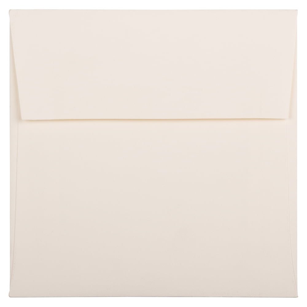 楽天Walmart 楽天市場店[RDY] [送料無料] JAM 6 x 6 正方形メタリック招待状封筒、ナチュラルホワイト織布、バルク1000/カートン [楽天海外通販] | JAM 6 x 6 Square Metallic Invitation Envelopes, Natural White Wove, Bulk 1000/Carton