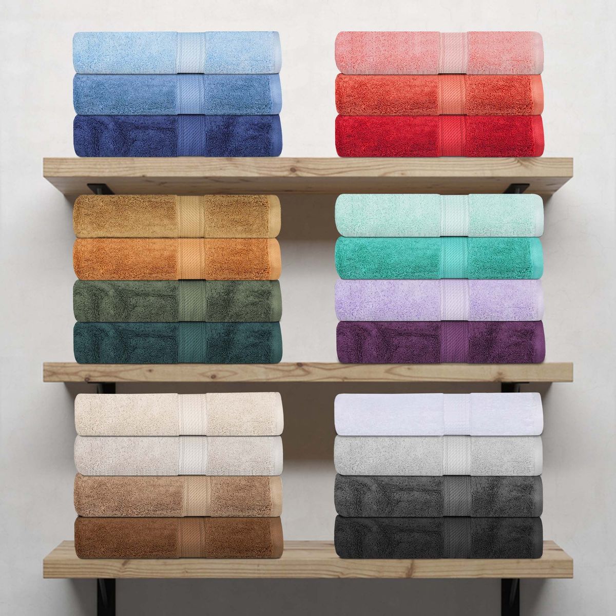 [RDY] [送料無料] Superior エジプト綿ヘビーウェイトタオル3枚セット, シルバー [楽天海外通販] | Superior Egyptian Cotton Heavyweight 3-Piece Towel Set, Silver