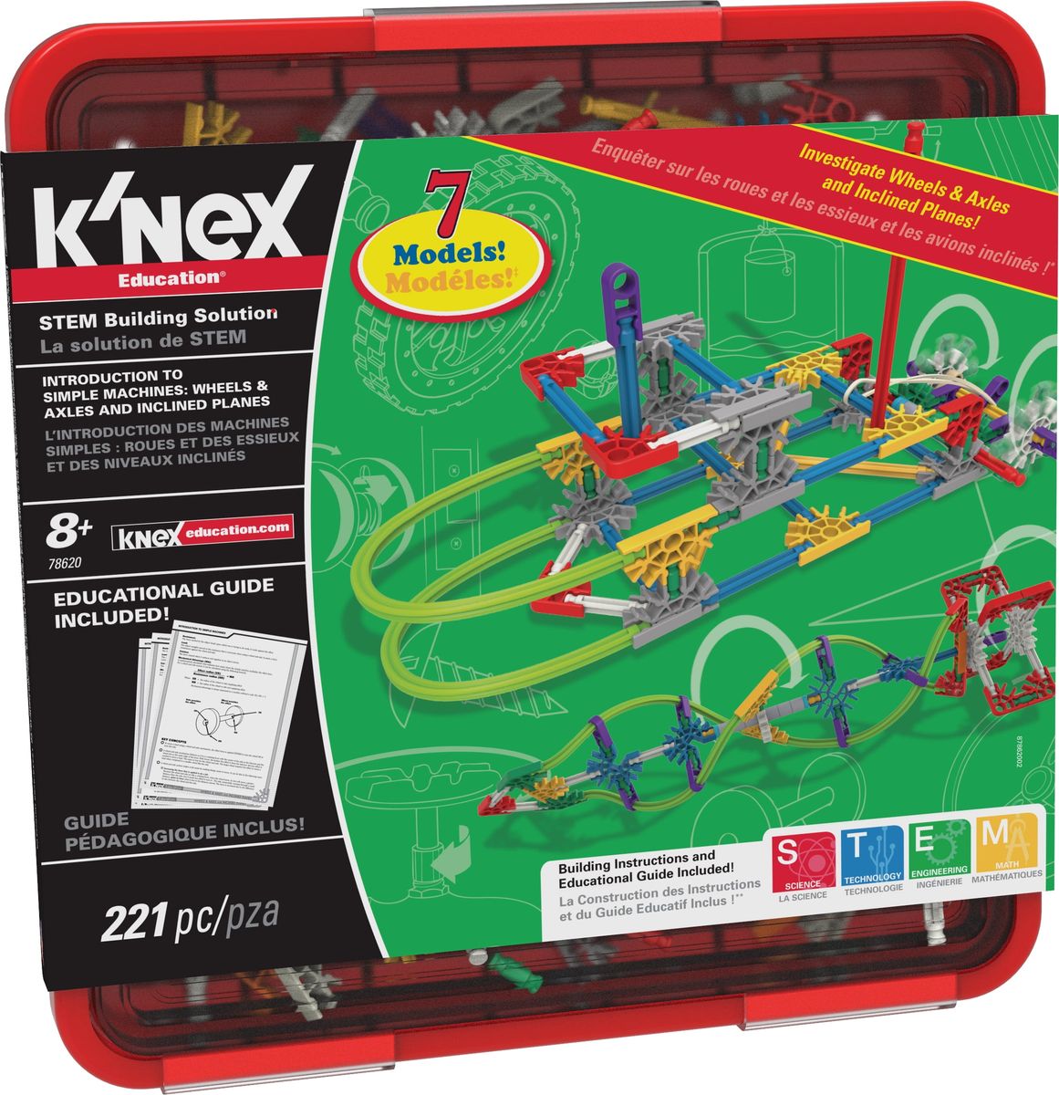 [RDY] [送料無料] K'NEX Education® Intro to Simple Machines：車輪、車軸、傾斜面セット [楽天海外通販] | K'NEX Education® Intro to Simple Machines: Wheels, Axles, & Inclined Planes Set