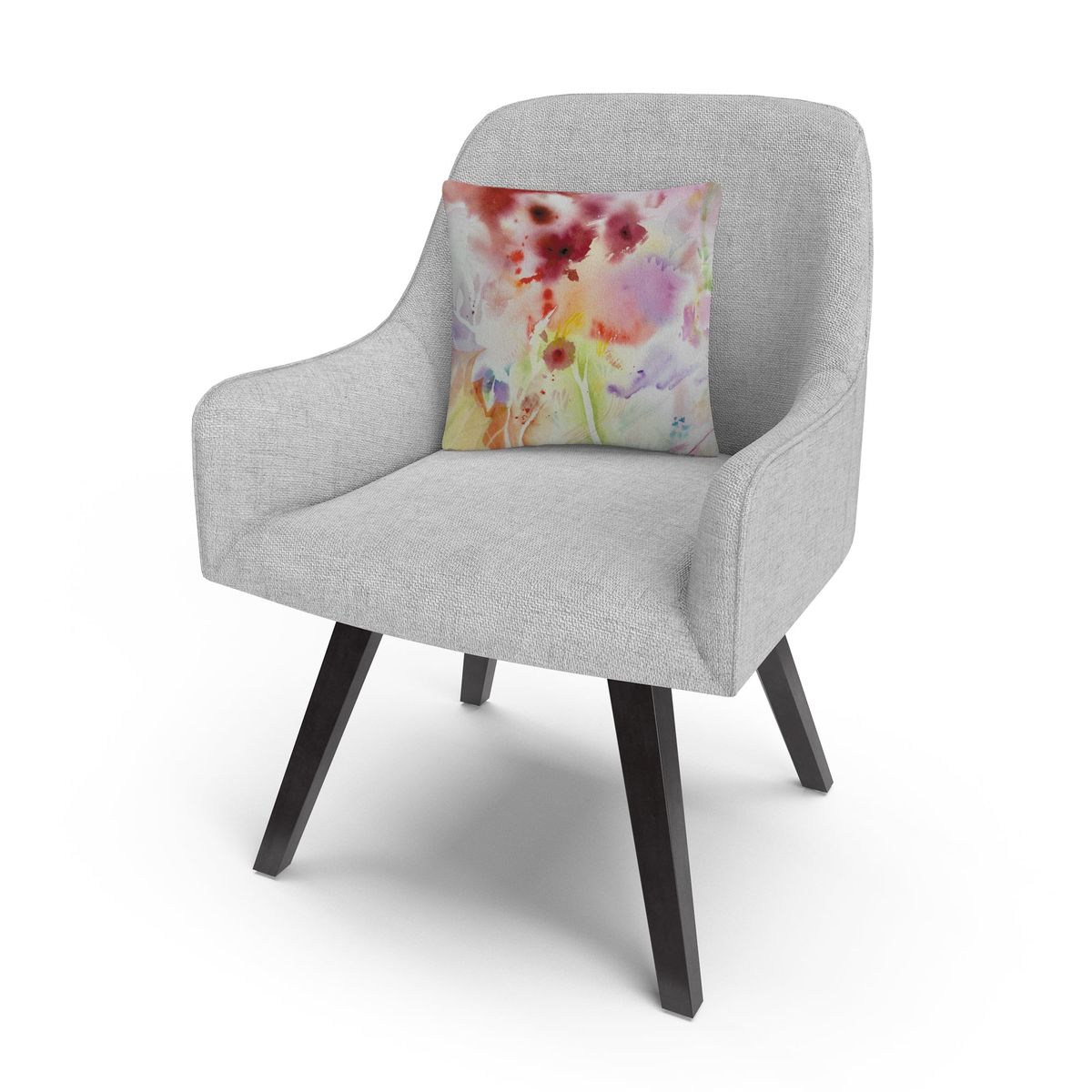 [RDY] [送料無料] シーラゴールデン16 X 16装飾的なスロー枕で庭の印象3 '水彩画のペイントブリード [..