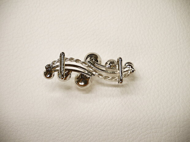 エレガントな装いに！真珠調帯留 d-003(7849-1)