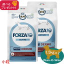 フォルツァ10 (FORZA10) デルモアクティブ (皮膚ケア) (小粒) 1.5kg×2 (選べるプレゼント付)「正規品」