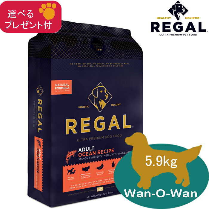 リーガル (REGAL) アダルト　オーシャンレシピ (サーモン) 5.9kg 【選べるプレゼント付】