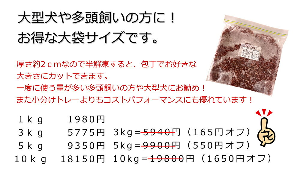 犬の 馬肉 ミンチ 生肉 手作り 食 ごはん トッピング お得用大袋 5kg お手軽 簡単 無添加 アレルギー体質の愛犬も 新鮮 生食 ダイエット 涙やけ たんぱく 高タンパク 食事 カナダ産 おいしい 帝塚山ワンバナ 冷凍 送料無料