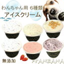 あす楽 犬用のアイスクリーム 6種類ミニサイズ40gセット 