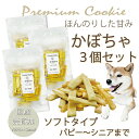 犬 おやつ 無添加 プレミアム かぼちゃのクッキー プロテイン入り お得 3袋 セット 国産 手作り トリーツ ドッグ 人気 プレゼント 帝塚山 WANBANA ワンバナ 6600円以上送料無料