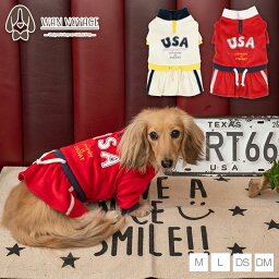 アメリカンチアワンピ M/L/DS/DM D's Chat-ディーズチャット- 犬服 小型犬 ドッグウェア DS23AW