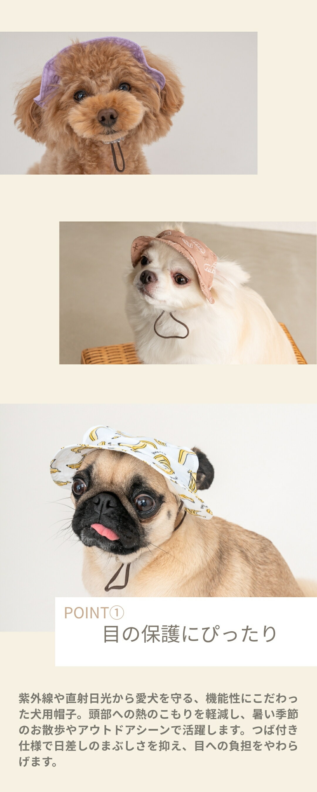 帽子 S/M/L Solgra-ソルグラ- 犬用 ハット アウトドア 暑さ対策 熱中症対策 クール...