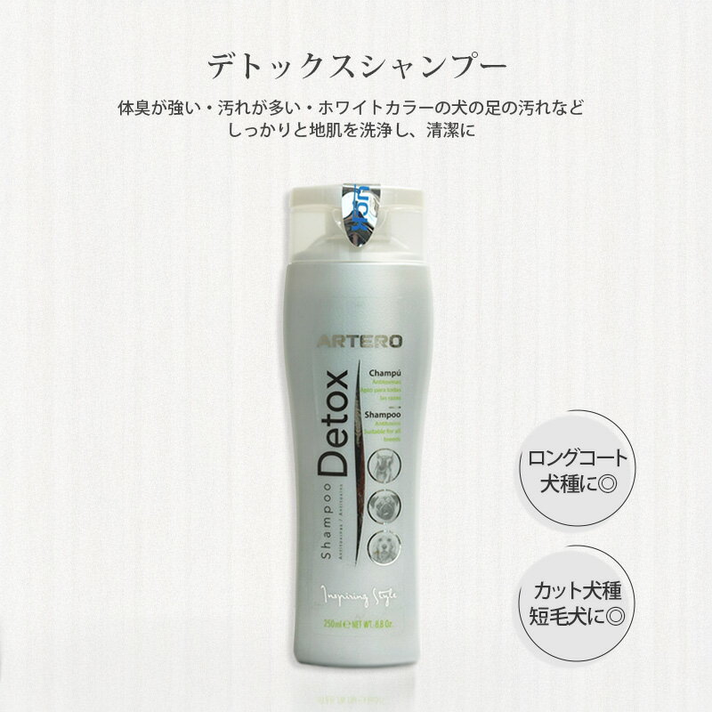 アエコムのARTERO デトックスシャンプー 250ml & 選べるコンディショナー セット【追跡可能メール便】【全国一律送料無料】｜アングル2