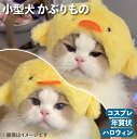 犬猫用コスプレ かぶりもの ひよこ Sサイズ 帽子 猫 被り物 ねこ かわいい ネコ 帽子 コスプレ グッズ ペット 変身 仮装 コスチューム 小型犬 犬 耳付き 猫用 犬用 食べ物 たべもの 着せ替え ヒヨコ ねこちゃん わんちゃん おもちゃ ハロウィン 【AURIEN】